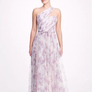 Marchesa Notte Capri Dress, Printed Lilac